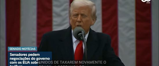 Tarifaço: senadores querem que governo negocie com americanos, antes de usar a Lei da Reciprocidade