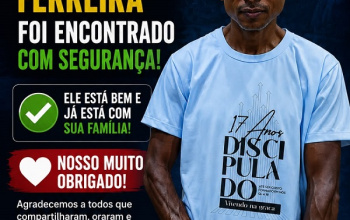 Homem  que estava desaparecido já foi encontrado e os familiares agradecem  a todos que ajudaram 