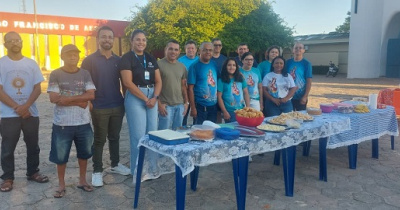Festejo de Nossa Senhora das Graças teve início com o café partilhado e missa
